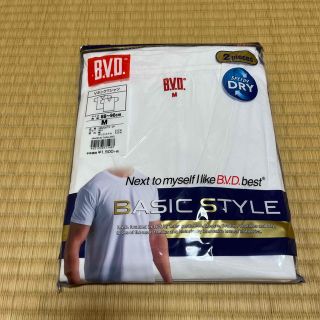 ビーブイディー(B.V.D)のB.V.D. 半袖　新品未使用未開封　サイズＭ　2枚セット　メンズ　白(Tシャツ/カットソー(半袖/袖なし))