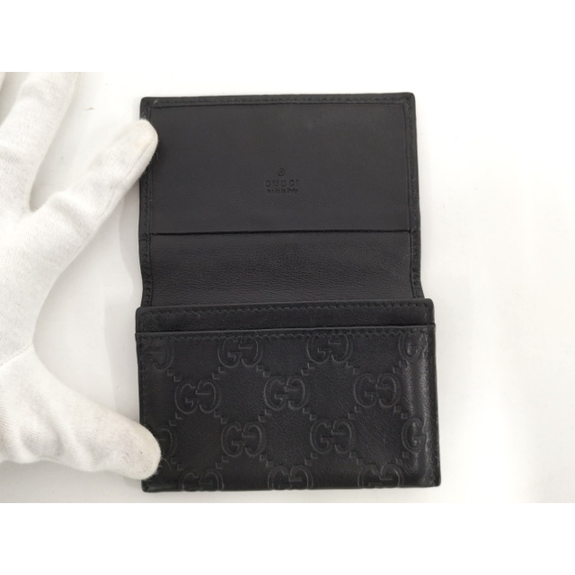 GUCCI - GUCCI カードケース 名刺入れ グッチシマ レザー GUCCI - GUCCI カードケース 名刺入れ グッチシマ レザー
