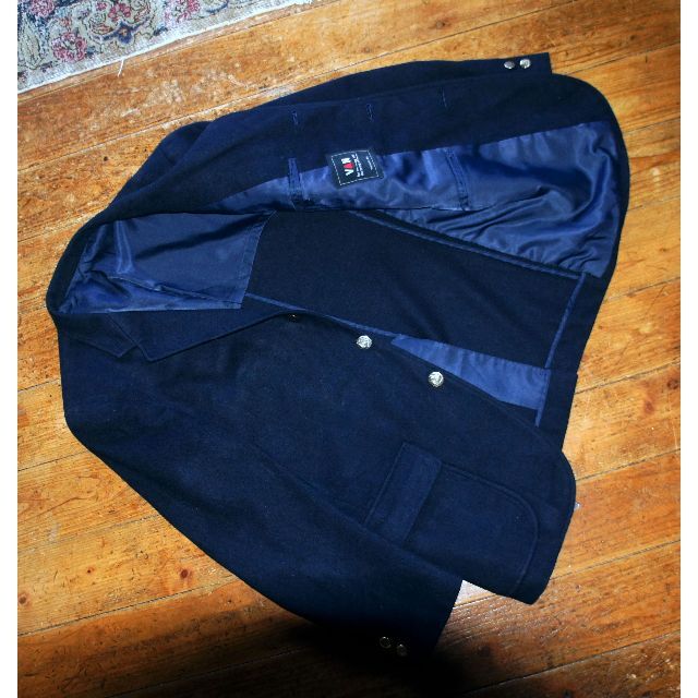 VAN Jacket(ヴァンヂャケット)のVAN JACKET NAVY BLAZER  段返り3釦VANロゴクレスト メンズのジャケット/アウター(テーラードジャケット)の商品写真