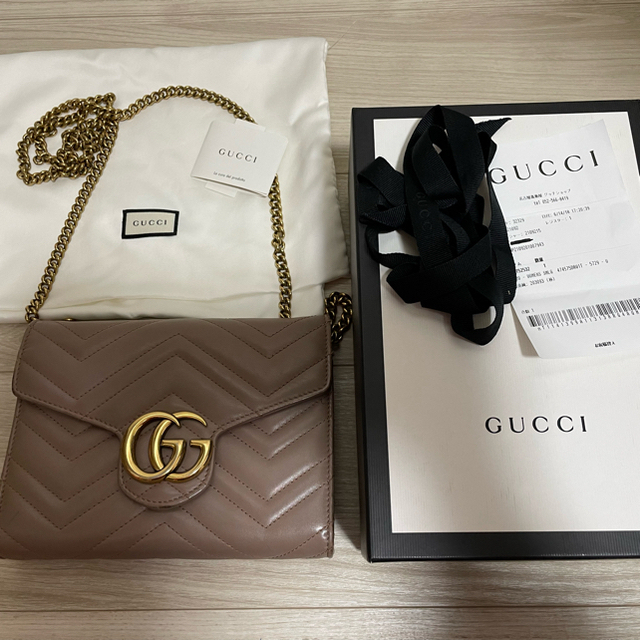 Gucci - GUCCI チェーンウォレット グッチ ウォレット キルティング