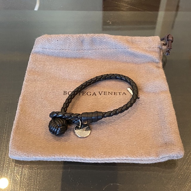 ボッテガヴェネタ ブレスレット BOTTEGA VENETA ブラック 無料配達