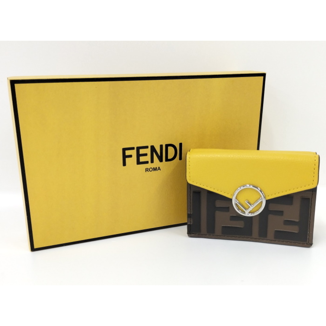 FENDI - FENDI エフイズフェンディ 三つ折り財布 マイクロ FENDI - FENDI エフイズフェンディ 三つ折り財布 マイクロ