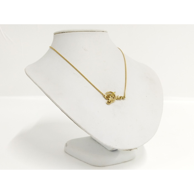 Christian Dior - Christian Dior ネックレス メッキ ゴールドの Christian Dior - Christian Dior ネックレス メッキ ゴールドの