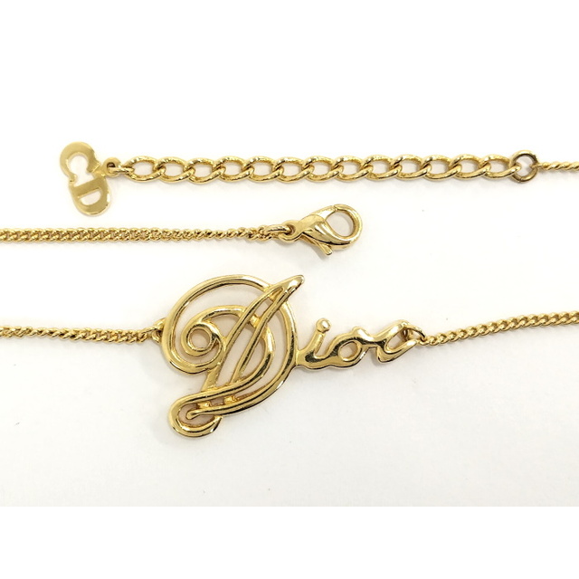 Christian Dior - Christian Dior ネックレス メッキ ゴールドの Christian Dior - Christian Dior ネックレス メッキ ゴールドの