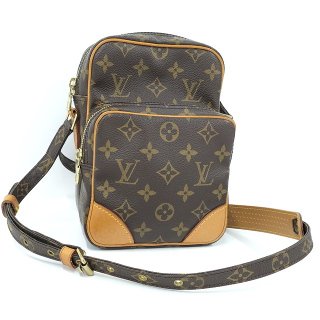 LOUIS VUITTON ショルダーバッグ アマゾン モノグラム M45236ファスナーポケット×1内側