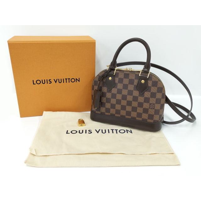 LOUIS VUITTON 2WAYショルダーバッグ アルマBB ダミエ エベヌ