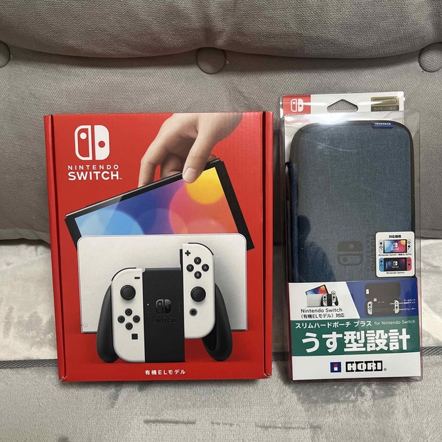 【新品未使用】Nintendo Switch 有機ELモデル +ケース付き