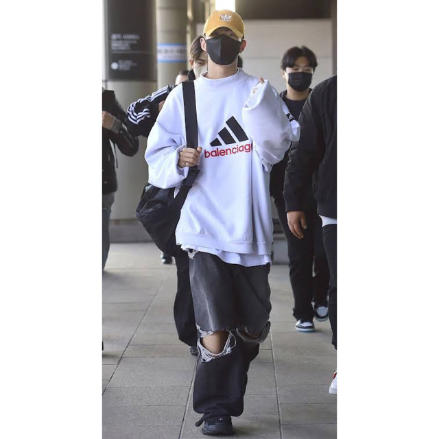 美品❣️Adidas x Balenciaga 限定版クルーネックスウェットシャツ