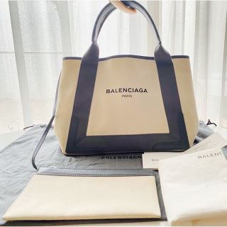 Balenciaga - バレンシアガ ネイビーカバス S トートバッグの通販 by