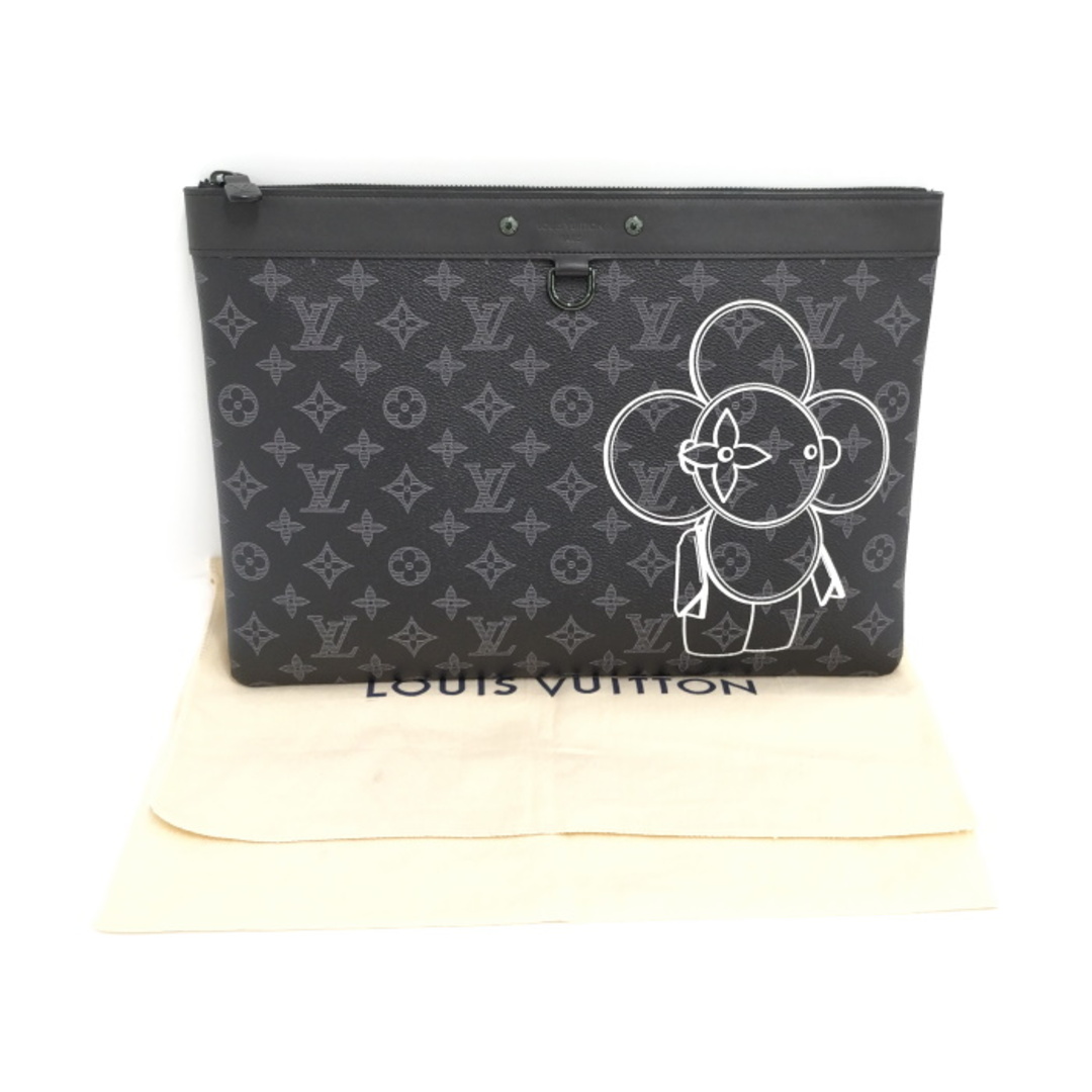 【LOUIS VUITTON】ルイヴィトン ポシェットアポロ クラッチバック ヴィヴィエンヌ モノグラムエクリプス M62904/ok02606kt