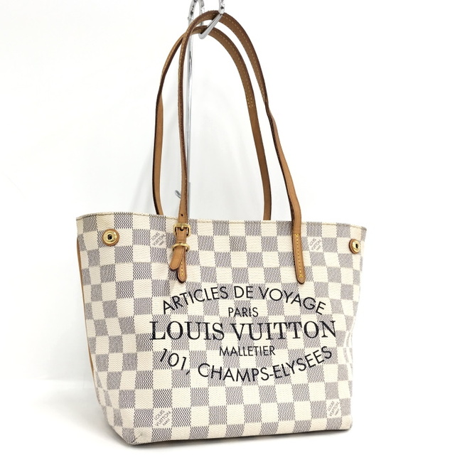 アズール素材ラインLOUIS VUITTON カバPM トートバッグ ダミエ アズール