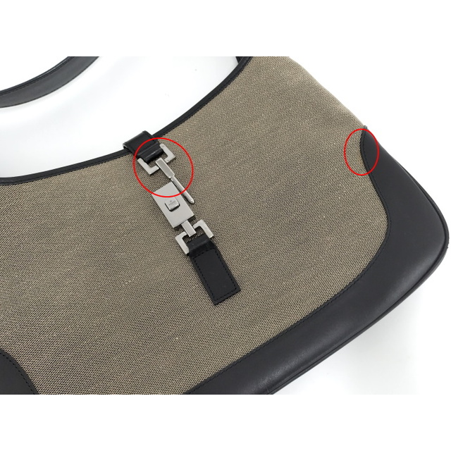 GUCCI - GUCCI ジャッキー ワンショルダーバッグ レザー GUCCI - GUCCI ジャッキー ワンショルダーバッグ レザー