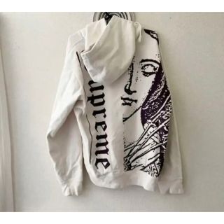 シュプリーム(Supreme)のSupreme ホワイトフーディー(パーカー)