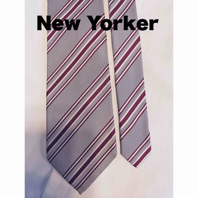 NEWYORKER(ニューヨーカー)の【美品】NEWYORKER(ニューヨーカー)メンズ ネクタイ メンズのファッション小物(ネクタイ)の商品写真