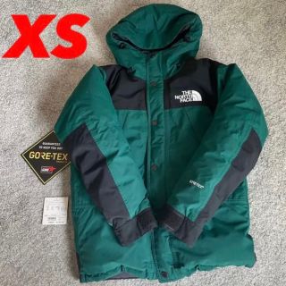 ザノースフェイス(THE NORTH FACE)のノースフェイスマウンテンダウンジャケット　XS  ボタニカルグリーン(ダウンジャケット)