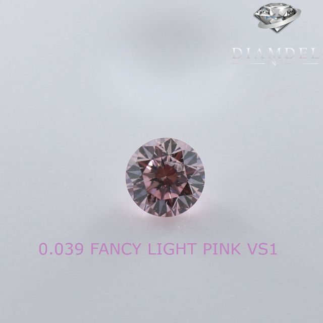 ピンクダイヤモンドルース/ F.PINK/ 0.052 ct.-