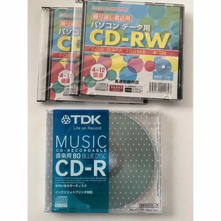 CD-RW 3枚セット　音楽用　パソコンデータ用　(PCパーツ)