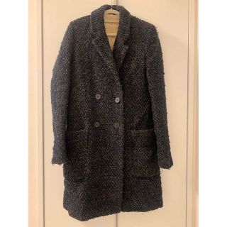 ザラ(ZARA)の【最終値下げ】ZARA ロングコート チェスターコート ツイード(チェスターコート)