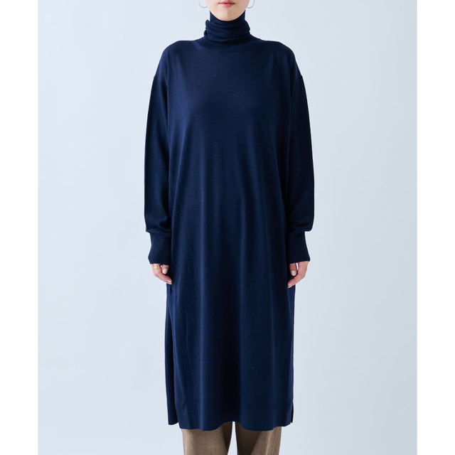 Scye(サイ)のScye / Wool Turtle Neck Dress ワンピース レディースのワンピース(ロングワンピース/マキシワンピース)の商品写真