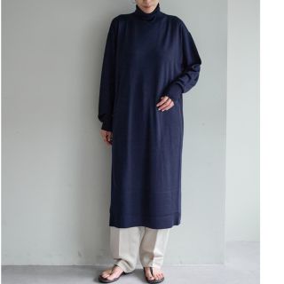 サイ(Scye)のScye / Wool Turtle Neck Dress ワンピース(ロングワンピース/マキシワンピース)