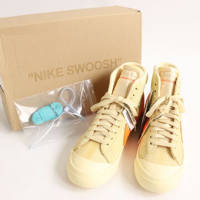 NIKE(ナイキ)の未使用品■ナイキ オフホワイト AA3832-700 THE 10 BLAZER MID ALL HALLOW ブレーザー ミッド オールハロウズ スニーカー 26.5 メンズ 箱付 メンズの靴/シューズ(スニーカー)の商品写真