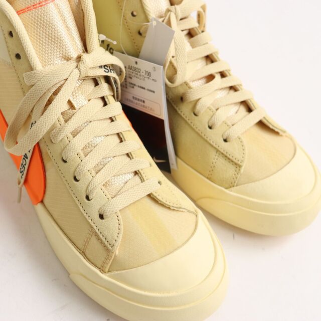 NIKE(ナイキ)の未使用品■ナイキ オフホワイト AA3832-700 THE 10 BLAZER MID ALL HALLOW ブレーザー ミッド オールハロウズ スニーカー 26.5 メンズ 箱付 メンズの靴/シューズ(スニーカー)の商品写真