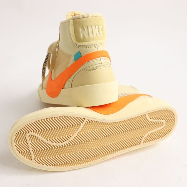 NIKE(ナイキ)の未使用品■ナイキ オフホワイト AA3832-700 THE 10 BLAZER MID ALL HALLOW ブレーザー ミッド オールハロウズ スニーカー 26.5 メンズ 箱付 メンズの靴/シューズ(スニーカー)の商品写真