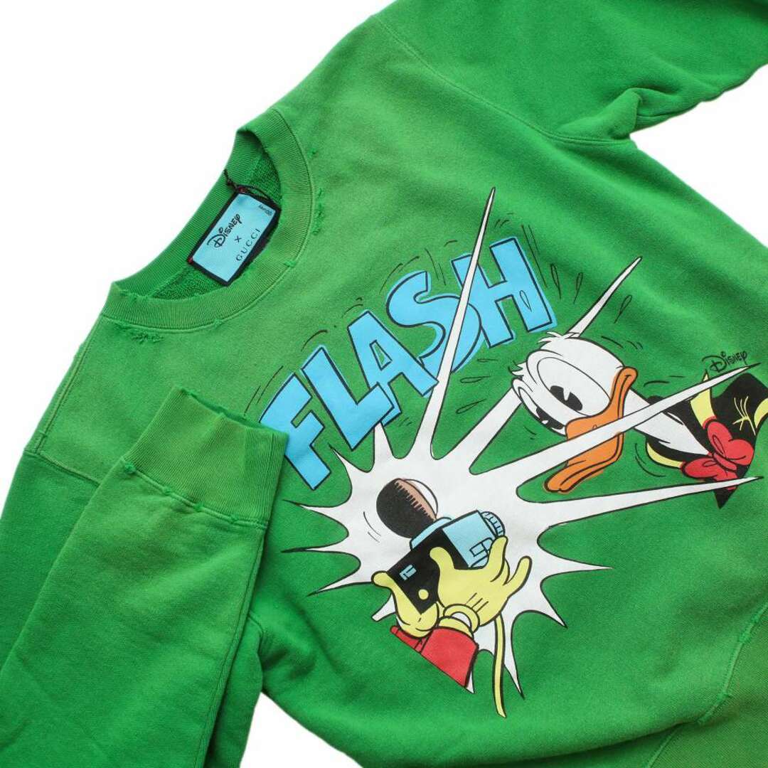 グッチ スウェット ドナルドダック ディズニーコラボ ダメージ加工