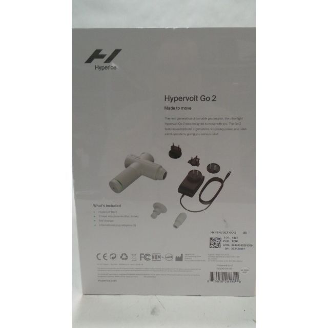 新品未使用 ハイパーボルトGO2 Hypervolt GO2 マッサージガン