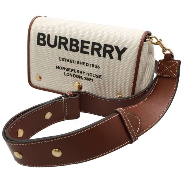 BURBERRY - バーバリー ショルダーバッグ スモール キャンバス クロスボディ 8039869 BURBERRY バッグ