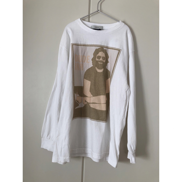 ARGUE(アギュー)のargue × DUDE INN コラボ　Tシャツ　ロンT 長袖 レディースのトップス(Tシャツ(長袖/七分))の商品写真