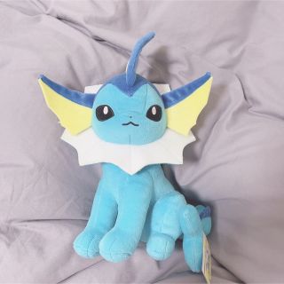 ポケモン(ポケモン)のポケットモンスター しっぽみてみて！でっかいぬいぐるみ シャワーズ(ぬいぐるみ)