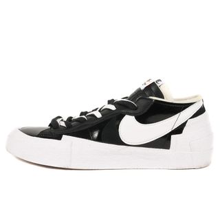 Sacai サカイ NIKE BLAZER LOW SACAI BLACK PATENT DM6443-001 22SS ナイキ ブレザー ロウ  サカイ スニーカー ブラック 黒 サイズ：US11 29.0cm コラボ 【メンズ】【中古】