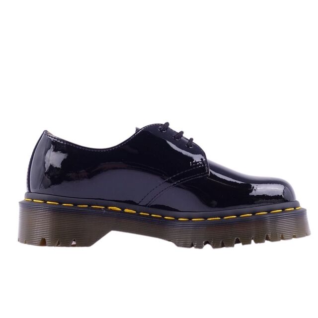 Dr.Martens(ドクターマーチン)の未使用 ドクターマーチン Dr.Martens シューズ 3ホール レザーシューズ エナメル レディース UK4(23cm相当) ブラック レディースの靴/シューズ(その他)の商品写真