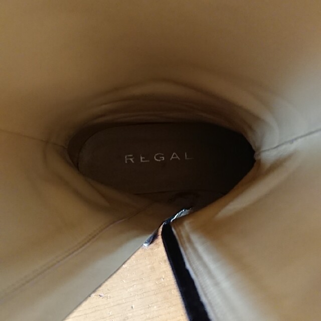 REGAL  レディ－ス 本革 ロングブーツ  23,5cm 3