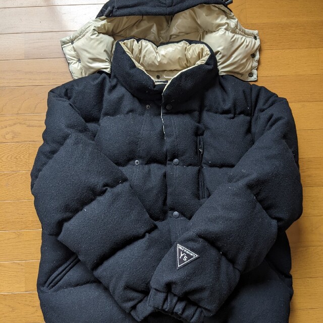 MONCLER(モンクレール)のYs ヨウジヤマモト　モンクレール　ダウンジャケット　ウール　黒色　4 XL メンズのジャケット/アウター(ダウンジャケット)の商品写真