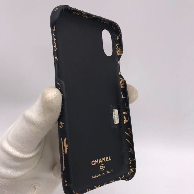 シャネル カメリア CCココマーク マトラッセ iPhoneX/Xsスマホカバー