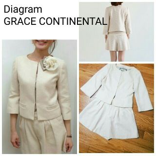 グレースコンチネンタル(GRACE CONTINENTAL)の専用ページdiagram ノーカラージャケットパンツセット(スーツ)