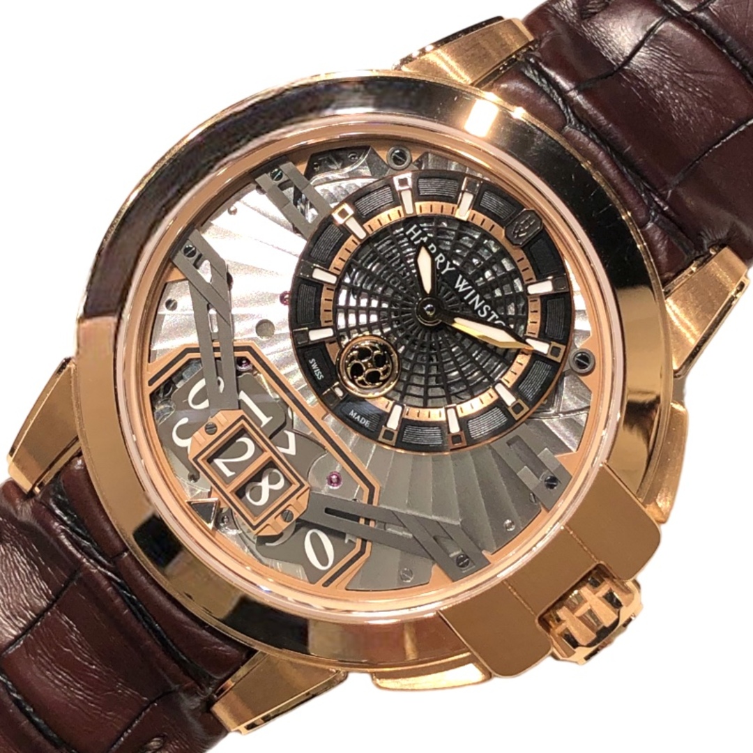 HARRY WINSTON(ハリーウィンストン)の　ハリーウィンストン HARRY WINSTON オーシャン OCEABD42 RR001 ブラウン/K18PG K18/PG 自動巻き メンズ 腕時計 メンズの時計(その他)の商品写真