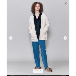 ロク(6 (ROKU))の6(ROKU) MOHAIR SHAGGY V NECK CARDIGAN (カーディガン)