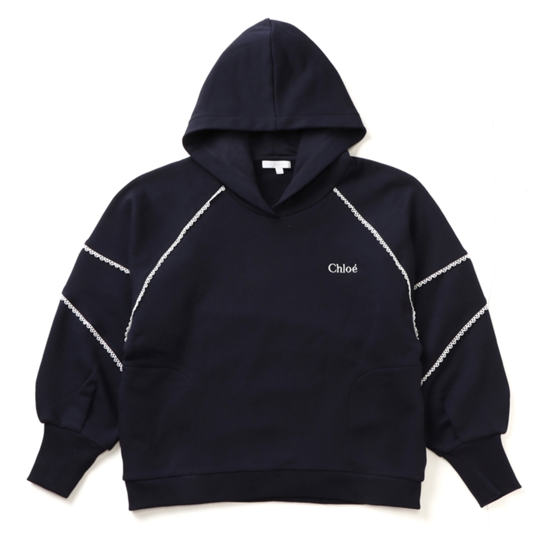 クロエ CHLOE 【大人もOK】キッズ パーカー プルオーバー ロゴ レース トリム スウェット フーディ 2023年春夏新作 C15D98 0003 859 | フリマアプリ ラクマ