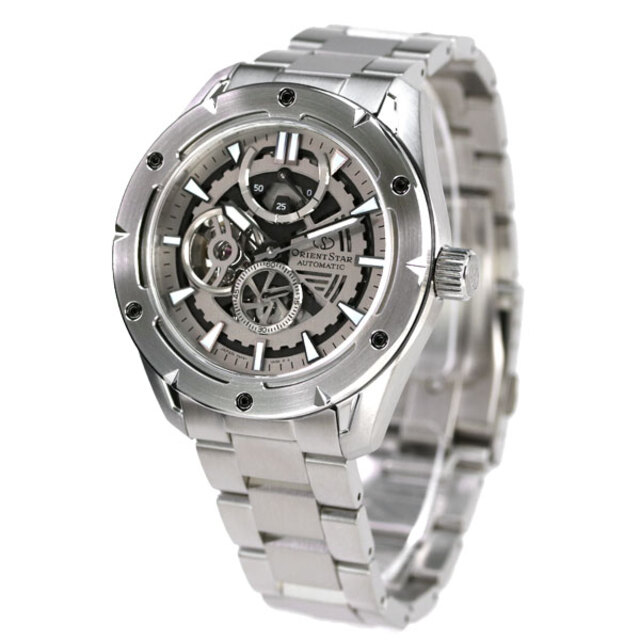 ORIENT - オリエント 腕時計 メンズ RK-AV0A02S ORIENT 自動巻き（F6F44/手巻き付） スケルトン/シルバーxシルバー アナログ表示