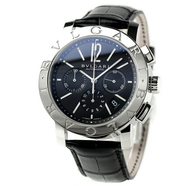 BVLGARI - ブルガリ 腕時計 メンズ BB42BSLDCH BVLGARI 自動巻き ブラックxブラック アナログ表示