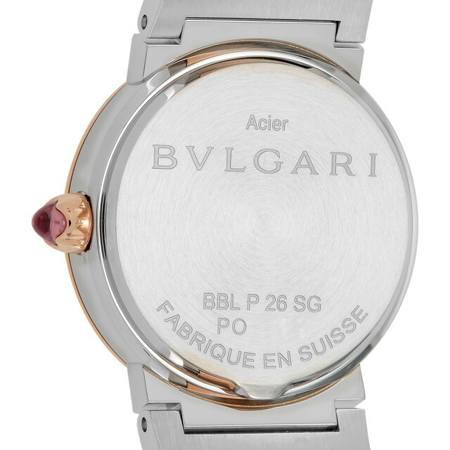 ブルガリ BVLGARI 腕時計 レディース BBL26WSPG/12 ブルガリブルガリ 26mm BVLGARI BVLGARI 26mm クオーツ ホワイトパールxシルバー/ピンクゴールド アナログ表示 3