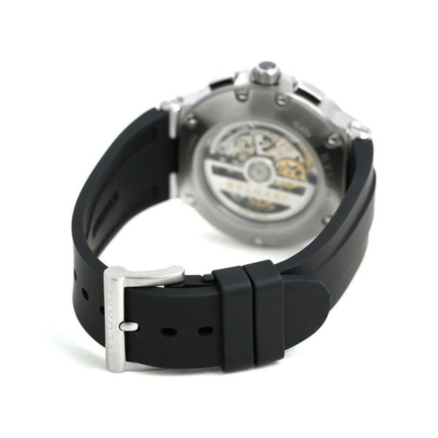 ブルガリ BVLGARI 腕時計 メンズ DG41BSVDCH ディアゴノ ベロチッシモ 41mm DIAGONO VELOCISSIMO 41mm 自動巻き（手巻き付） ブラックxブラック アナログ表示