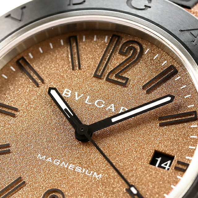 ブルガリ BVLGARI 腕時計 メンズ DG41C11SMCVD ディアゴノ マグネシウム 41mm DIAGONO MAGNESIUM 41mm 自動巻き（BVL 191/手巻き付） ブラウンxブラック アナログ表示