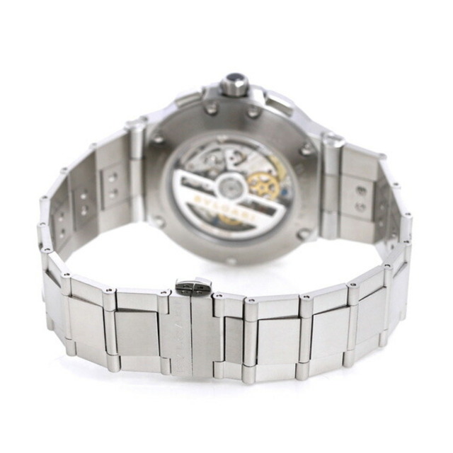 BVLGARI(ブルガリ)の【新品】ブルガリ BVLGARI 腕時計 メンズ DG41C3SSDCHTA ディアゴノ ベロチッシモ 41mm DIAGONO VELOCISSIMO 41mm 自動巻き（BVL328/手巻き付） ブルーxシルバー アナログ表示 メンズの時計(腕時計(アナログ))の商品写真