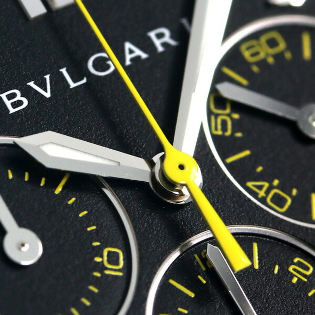 ブルガリ BVLGARI 腕時計 メンズ DG42BBSCVDCH/2 ディアゴノ ウルトラネロ クロノグラフ 42mm DIAGONO ULTRANERO CHRONOGRAPH 42mm 自動巻き（手巻き付） ブラックxブラック アナログ表示