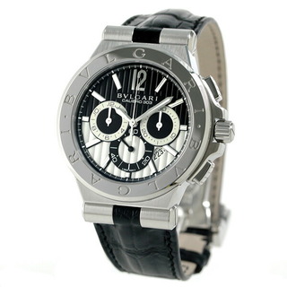 ブルガリ(BVLGARI)の【新品】ブルガリ BVLGARI 腕時計 メンズ DG42BSLDCH 自動巻き（手巻き付） ブラック/シルバーxブラック アナログ表示(腕時計(アナログ))
