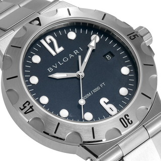 ブルガリ BVLGARI 腕時計 メンズ DP41BSSSD ディアゴノ DIAGONO 自動巻き ブラックxシルバー アナログ表示